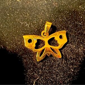 Beautiful 🤩 Titanium Gold Butterfly pendant